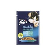 Felix Yetişkin 85 gr Somonlu ve Sardalyalı Yaş Kedi Maması