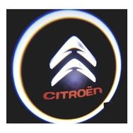 Femex Citröen Araçlar İçin Pilli Yapıştırmalı Kapı Altı Led Logo