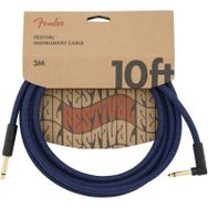 Fender 10' Angled Festival Pure Hemp 3 m Enstrüman Kablosu