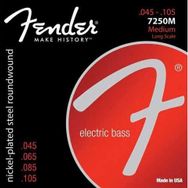 Fender 7250M 45105 Nickel Plated Steel RW LS Bas Gitar Teli
