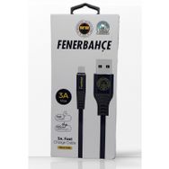 Fenerbahçe Lisanslı Micro USB 3A 1 Metre Hızlı Şarj Destekli Şarj Kablosu