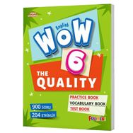 Fenomen Okul Yayınları 6. Sınıf WOW English 6 The Quality Practice Book Vocabulary Book Test Book