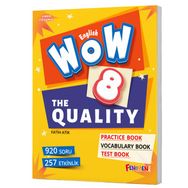 Fenomen Okul Yayınları LGS 8. Sınıf WOW English 8 The Quality Practice Book Vocabulary Book Test Book