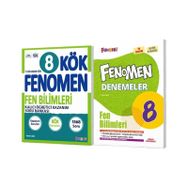 Fenomen Yayınları - 8. Sınıf Kök Fen Bilimleri Soru Bankası - Fen Bilimleri Denemeleri 2 Kitap