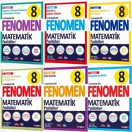 Fenomen Yayınları 8. Sınıf Matematik 1. 2. 3. 4. 5. ve 6. Fasikül Konu Özetli Soru Bankası