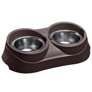 Ferplast Duo Feed 05 2'li Kalın Kedi-Köpek Mama Kabı