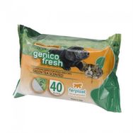 Ferplast Genico Fresh Yeşil Çay Kokulu Kedi Köpek Temizleme Mendili
