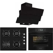 Ferre 11002 - S 1140 WB CE - D023 Hera Siyah 3'lü Ankastre Set