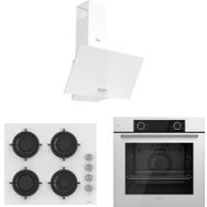 Ferre D087 - CS206 - XE61CB Beyaz 3'lü Ankastre Set