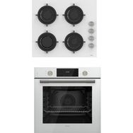 Ferre Flowart QMS63CB - CS206 Beyaz 2'li Ankastre Set