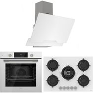 Ferre Flowart RS QMS63CB - RS036 - D064 Beyaz 3'lü Ankastre Set
