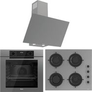 Ferre Fryart Artline QEP63CPR - CS208-FA - D079-SA Gri 3'lü Ankastre Set