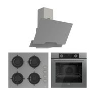 Ferre Fryart CS D065 - CS208 - XE63CPR 3'lü Siyah Ankastre Set