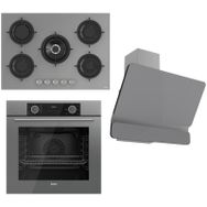 Ferre Fryart CS XE63CPR - RS038 - D082 Gri 3'lü Ankastre Set