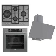 Ferre Fryart ED078 - XE63CPR -D079 3'lü Gri Ankastre Set