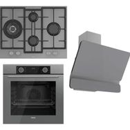 Ferre Fryart ED078 - XE63CPR -D082 3'lü Gri Ankastre Set