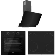 Ferre Fryart Ms Serisi D063 - MS261 - XE63CS Siyah 3'lü Ankastre Set