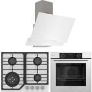 Ferre Fryart Nt Asimetrik D064 - NT026/W - XE63CB 3'lü Beyaz Ankastre Set