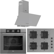 Ferre Fryart QXE62CCPR - SS208 - D088 Gri 3'lü Ankastre Set