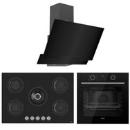 Ferre Fryart Rs Serisi D063 - RS035 - XE63CS Siyah 3'lü Ankastre Set