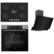 Ferre Fryart RS XE63Mi - RS035 - D063 3'lü Inox Siyah Ankastre Set
