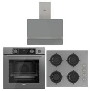Ferre Fryart Steam XE64CPR - CS208 - D082 Gri 3'lü Ankastre Set