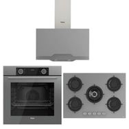 Ferre Fryart XE63CPR - RS038 - D065 Gri 3'lü Ankastre Set