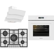 Ferre Luxury D024 - ED036 -11001 Beyaz 3'lü Ankastre Set