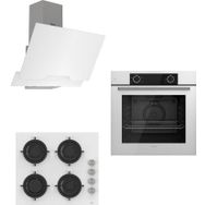 Ferre Pure CS D064 - CS206 - XE61CB Beyaz 3'lü Ankastre Set