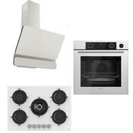 Ferre Steamart RS Lux D081 - RS036 - XE64CB Beyaz 3'lü Ankastre Set