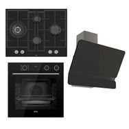 Ferre Steamart ve Fryart ED075 - XE64CS -D080 3'lü Siyah Ankastre Set