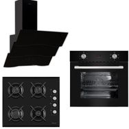 Ferre The New Black Magician 6010 - S1140 - D023 3'lü Sİyah Ankastre Set