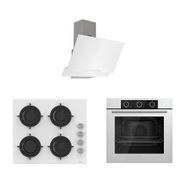 Ferre XE62CB - CS206 - D064 Beyaz 3'lü Ankastre Set