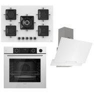 Ferre XE64CB - SS036 - D064 Beyaz 3'lü Ankastre Set