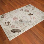 Festival Didim 9701A Pembe Yumuşak Pembe Renk 80x150 cm Mutfak Halısı