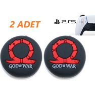 Feza Ps5 Dualsense 2'li God of War Kabartma Desenli Analog Başlığı