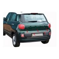 Fiat 500l Formlu Paslanmaz Çelik Krom Bagaj Alt Çıtası