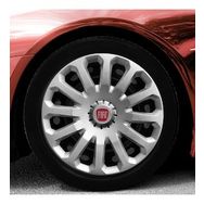 Fiat Amblemli Gri 4'lü Takım 121 15 İnç Jant Kapağı