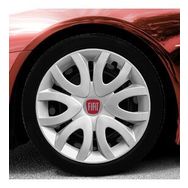 Fiat Amblemli Gri 4'lü Takım 139 15 İnç Jant Kapağı