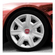 Fiat Amblemli Gri 4'lü Takım 142 15 İnç Jant Kapağı