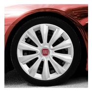 Fiat Amblemli Gri 4'lü Takım 143 16 İnç Jant Kapağı