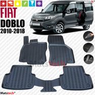 Fiat Doblo 2010-2018 3D Havuzlu Oto Paspas Seti