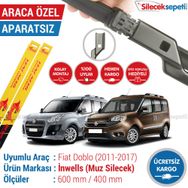 Fiat Doblo 2011-2017 Muz Silecek Takımı