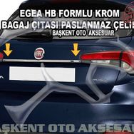 Fiat Egea Hb Paslanmaz Çelik Krom Bagaj Çıtası