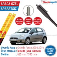 Fiat Grande Punto 2005-2014 Muz Silecek Takımı