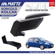 Fiat Grande Punto 2006 2012 Çelik Ayaklı Gri Siyah Kol Dayama Kolçağı