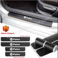 Fiat Palio 4 Adet Karbon Kapı Eşiği Sticker