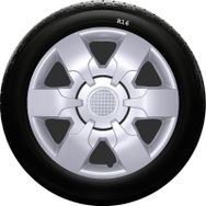 Fiat SKS-SJS 413 16 İnç 4 Adet Kırılmaz Jant Kapağı