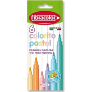Fibracolor 10550 Colorito Pastel 6'lı Keçeli Kalem