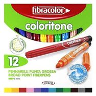 Fibracolor Coloritone 12 Renk Keçeli Kalem Seti